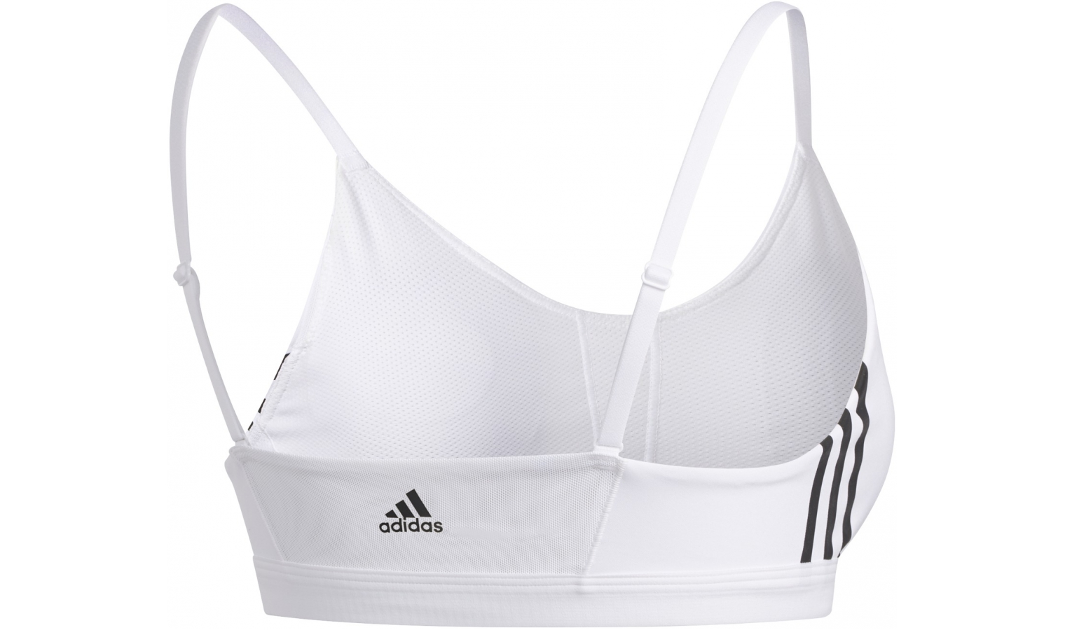 Womens sports bra with support adidas AM 3S BRA W white