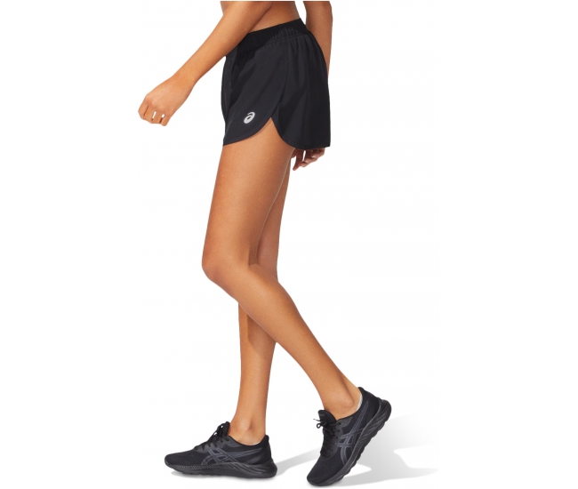 Womens sports shorts Asics CORE SPLIT SHORT W black | AD