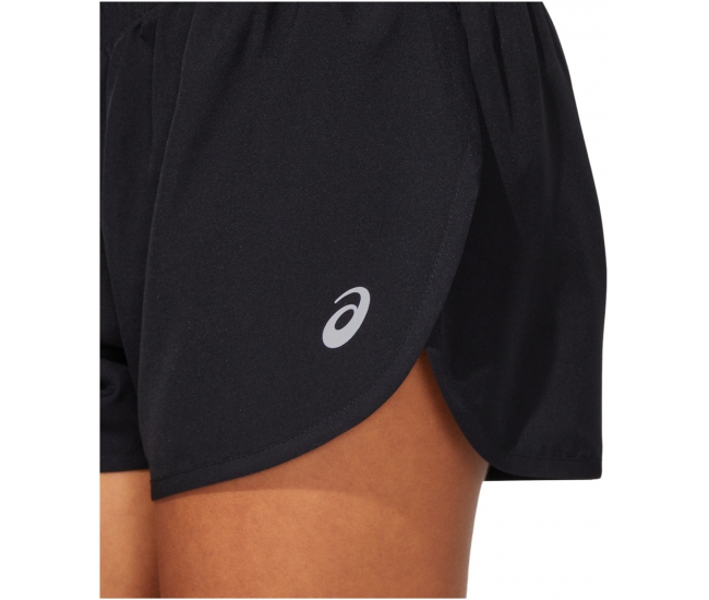 Womens sports shorts Asics CORE SPLIT SHORT W black | AD
