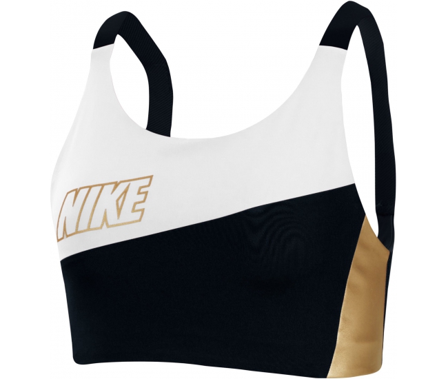 Womens sports bra with support Nike SWOOSH W white