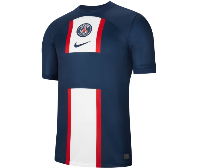 Mens short sleeve jersey Nike PSG M NK DF STAD JSY SS HM blue | AD