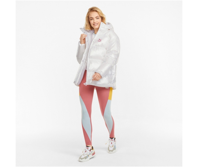 white CLASSICS jacket AD W JACKET | Womens winter OVERSIZED Puma