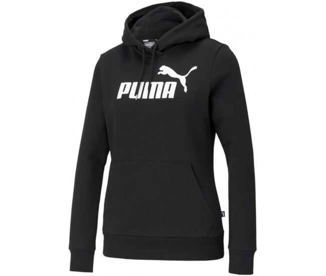 AD Womens leisure sweatshirt LOGO ESS black Puma W HOODIE |