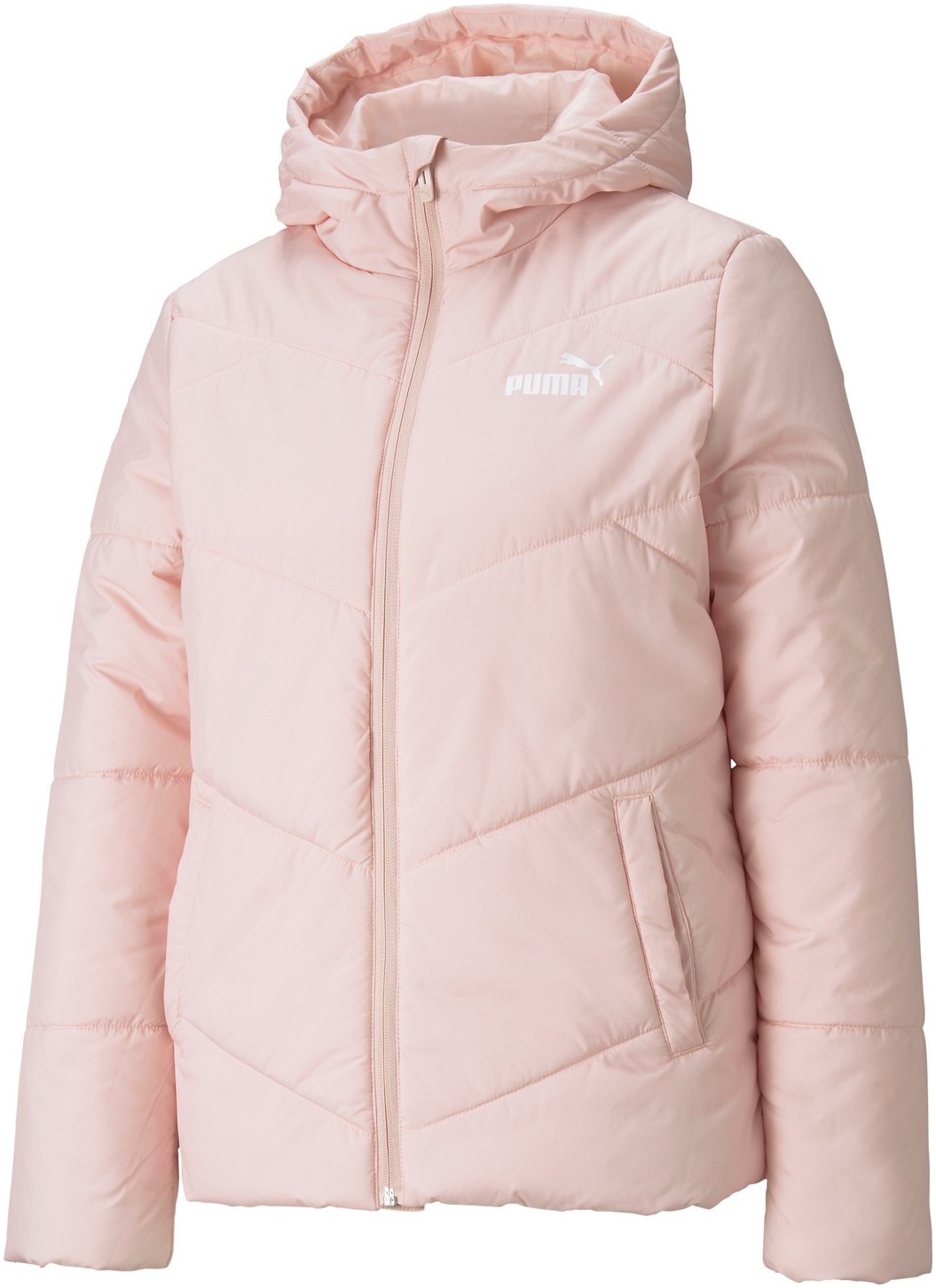 Womens winter jacket JACKET pink AD | W PADDED ESS Puma