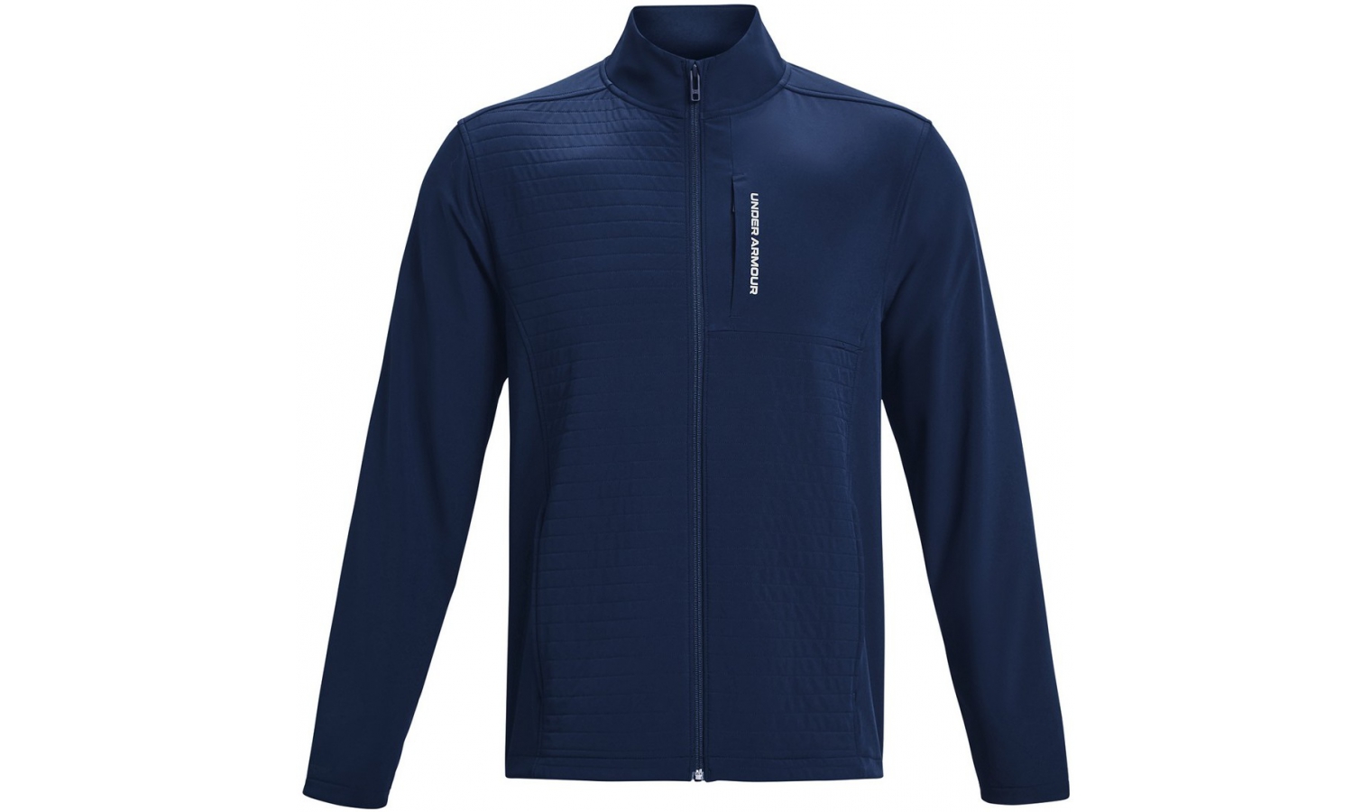 Blue Under Armour Mens UA OutRun The Cold Funnel Neck Top - Get