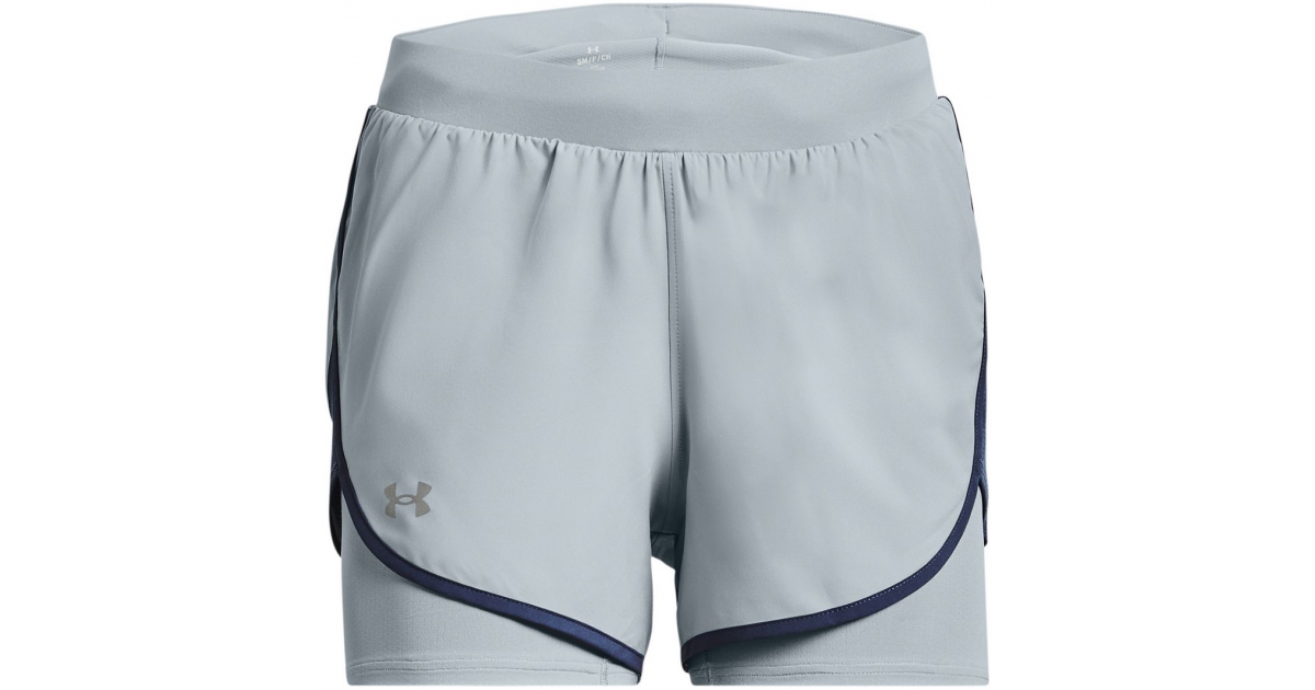 Womens sports shorts Under Armour FLY BY ELITE 2-IN-1 SHORT W blue