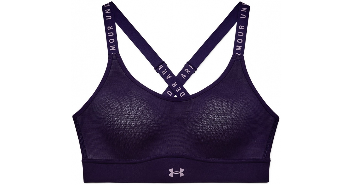 Womens sports bra Under Armour INFINITY MID BRA W purple