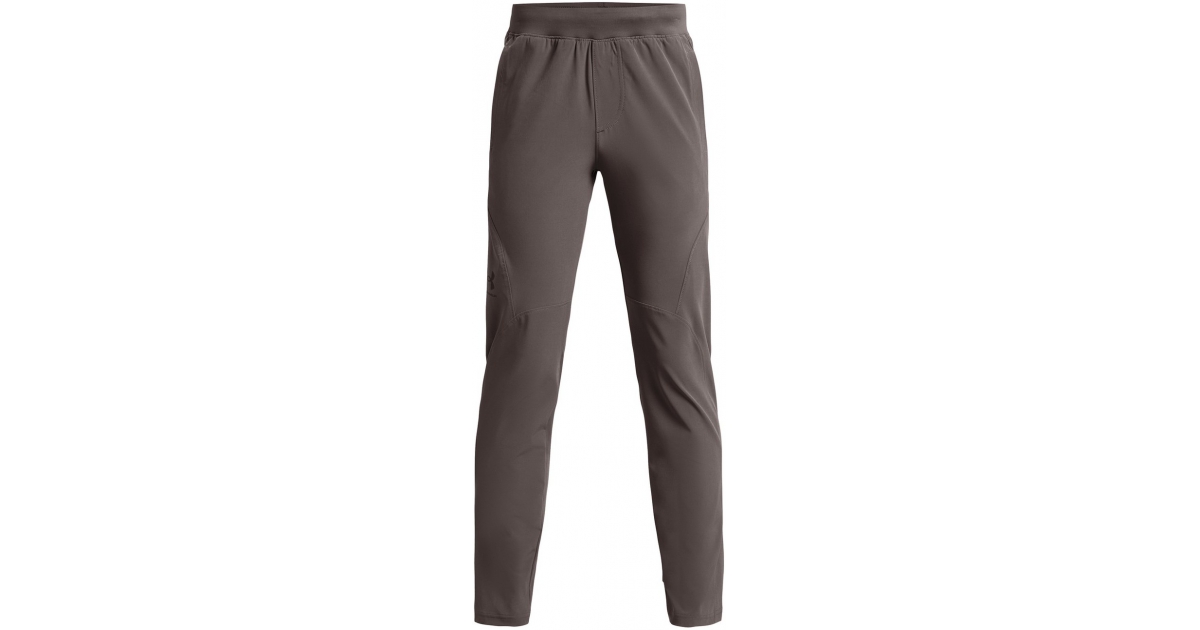 Kids sports pants Under Armour UNSTOPPABLE TAPERED PANT K brown