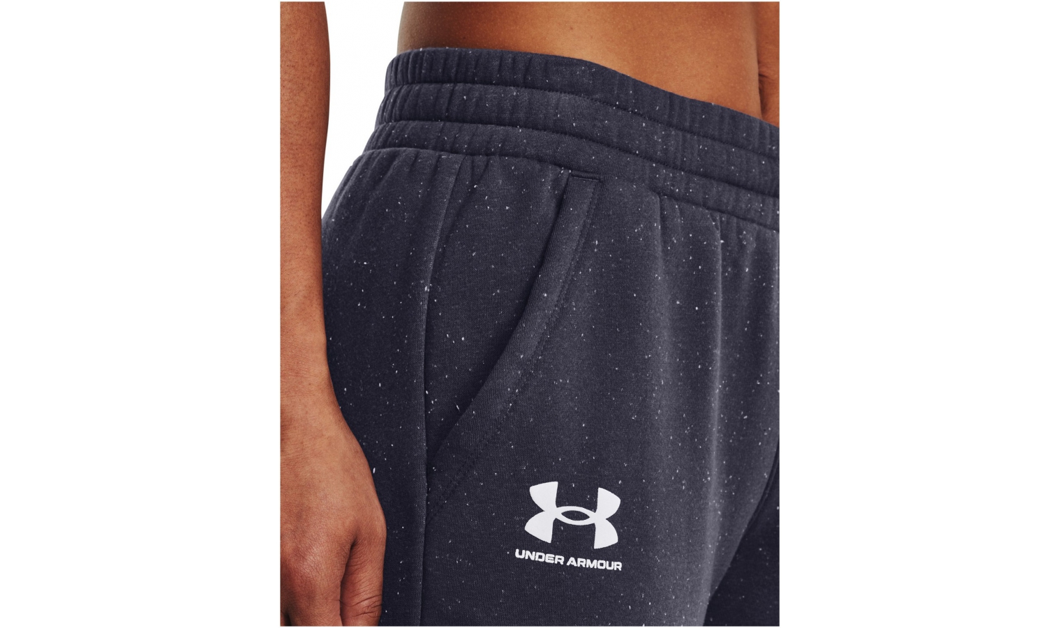 Womens sports pants Under Armour RIVAL FLEECE JOGGERS W grey