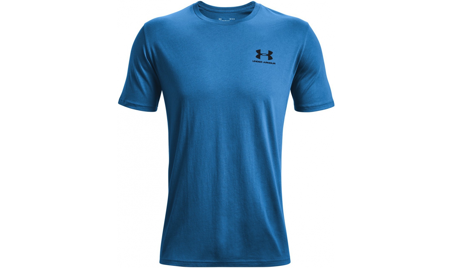 Mens functional short sleeve shirt Under Armour SPORTSTYLE LC SS blue