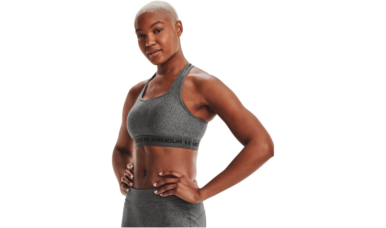 Women's Armour® Mid Crossback Heather Sports Bra - 1361036 – The Sports  Center