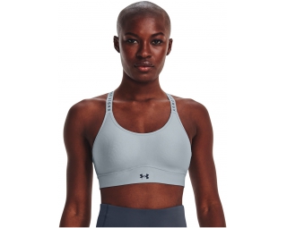 Womens sports bra Under Armour INFINITY COVERED LOW W red