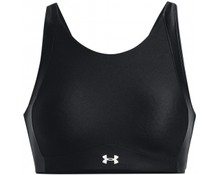 Womens sports bra Under Armour INFINITY MID HIGH NECK SHINE W grey