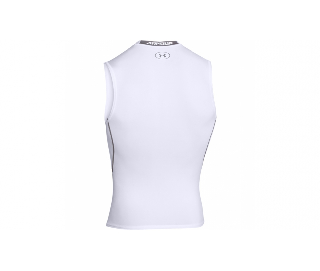 Men's compression tank top Under Armour HG ARMOUR SL white