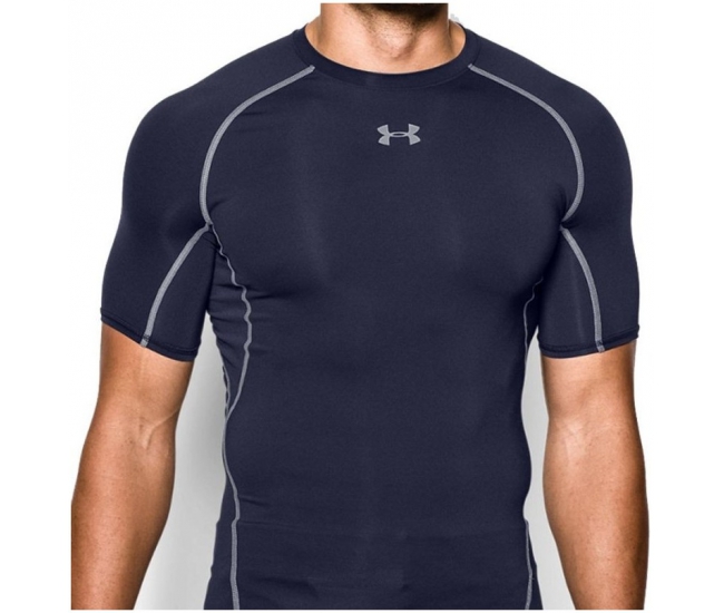 Men's T-shirt with short sleeves Under Armour HG ARMOUR SS blue