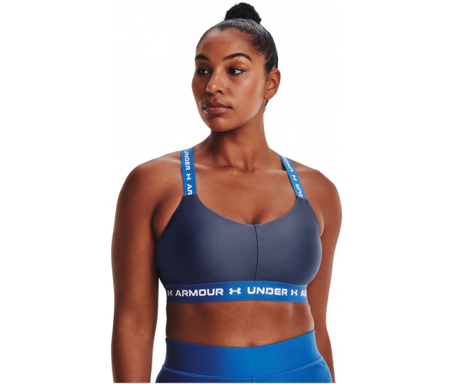 Under Armour Crossback Low Womens Sports Bra - Blue – Start Fitness