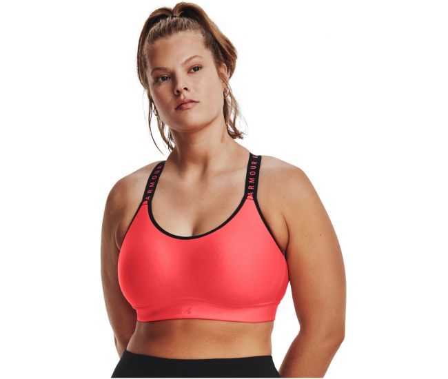 Under Armour Infinity Mid Covered Womens Sports Bra - Red – Start