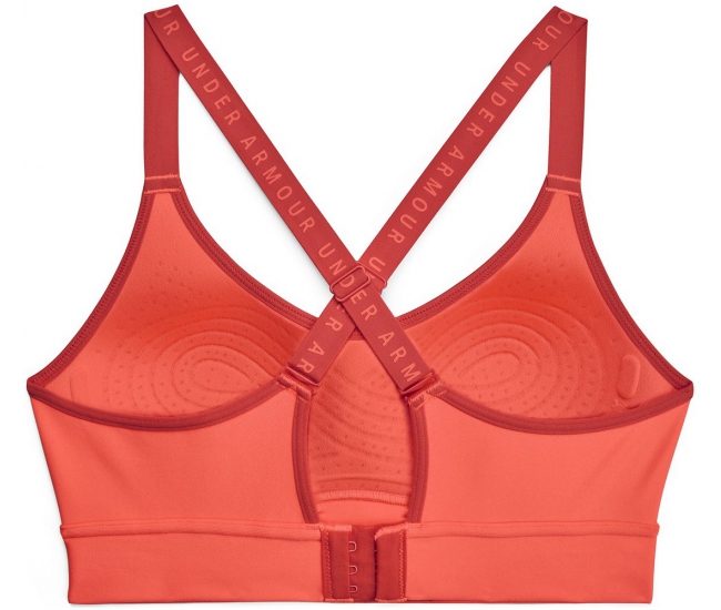 Womens sports bra Under Armour INFINITY MID COVERED W orange