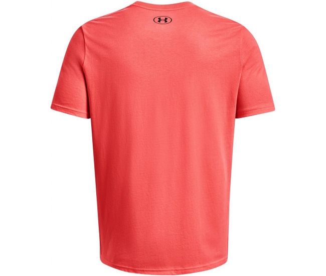Mens functional short sleeve shirt Under Armour MULTI-COLOR LOCKERTAG SS  red