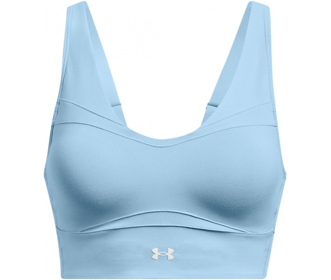 Womens sports bra with support Under Armour SMARTFORM EVO MID LONGL CF W  blue