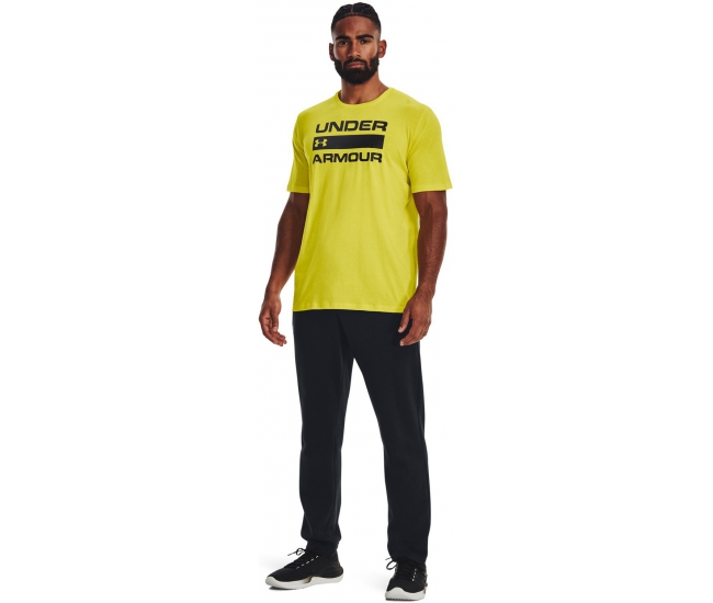 Under Armour Men's Seamless Grid Short Sleeve Tee - Lime Yellow