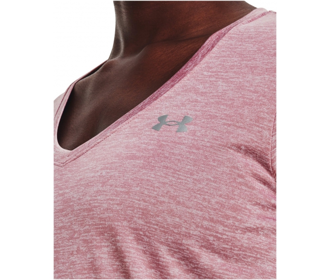 Womens functional short sleeve shirt Under Armour TECH SSV - TWIST