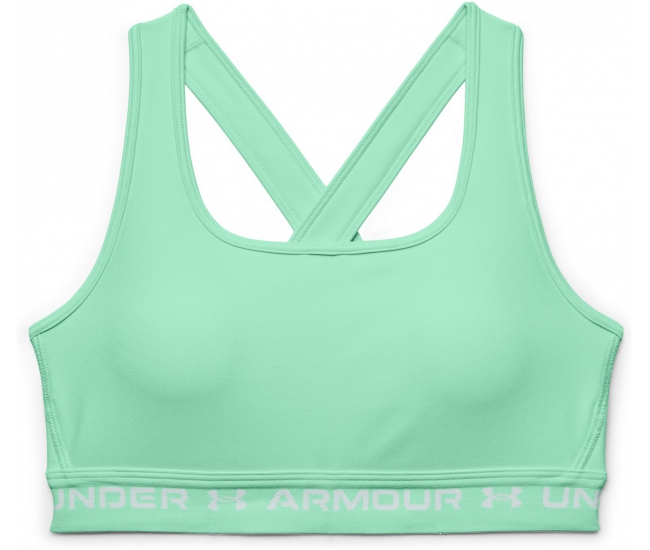 Womens bra Under Armour UA CROSSBACK MID BRA W green