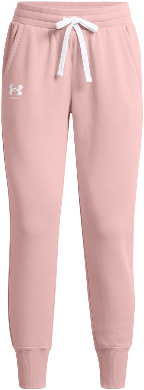 Womens sports pants Under Armour RIVAL FLEECE JOGGERS W pink