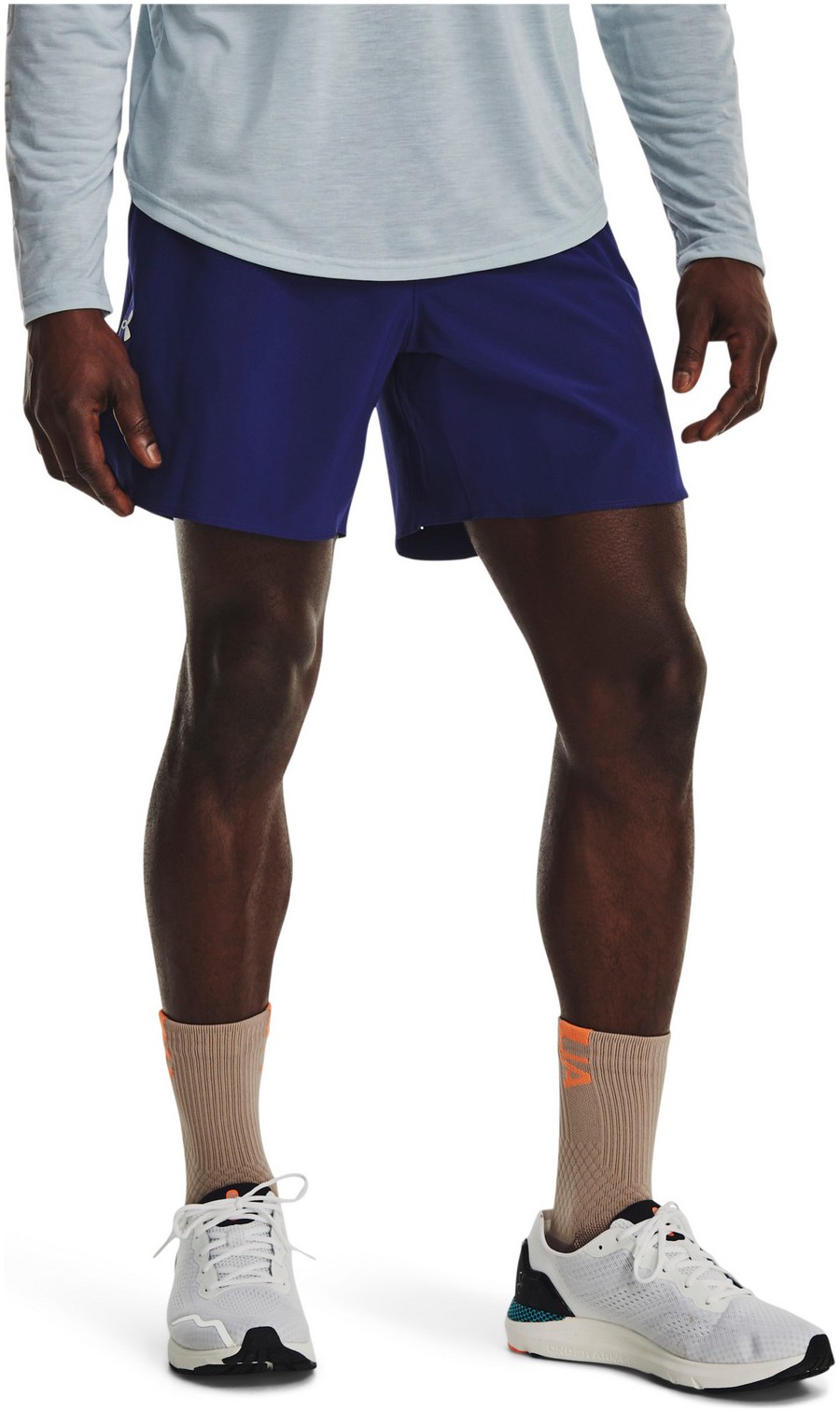 Under Armour Run Anywhere shorts in navy